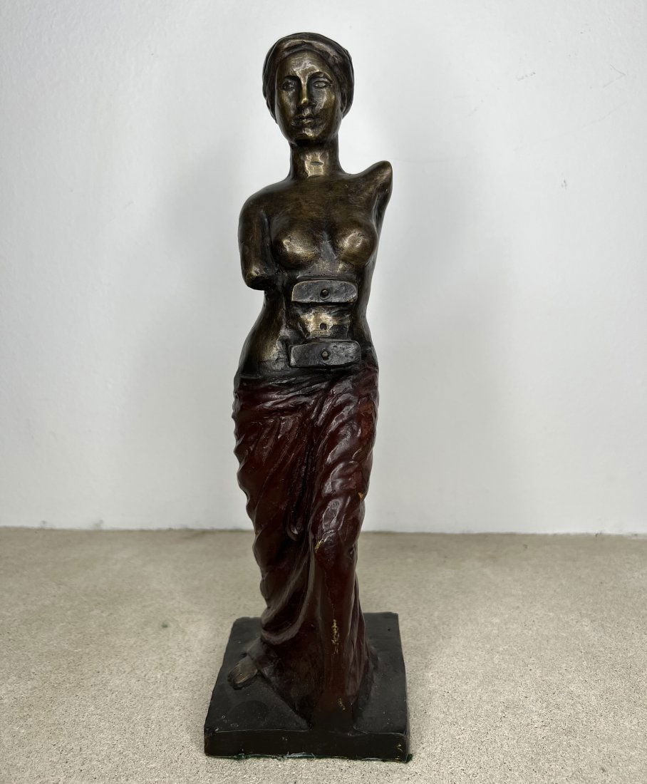 Salvador Dali-  Woman Abstract Bronze Sculpture (1 of 4)