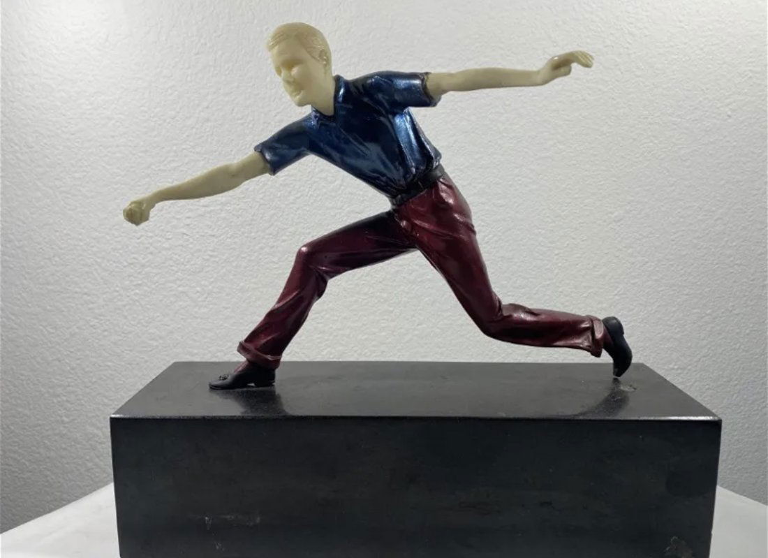 Art Deco Bronze Dancer Sculpture (1 of 3)