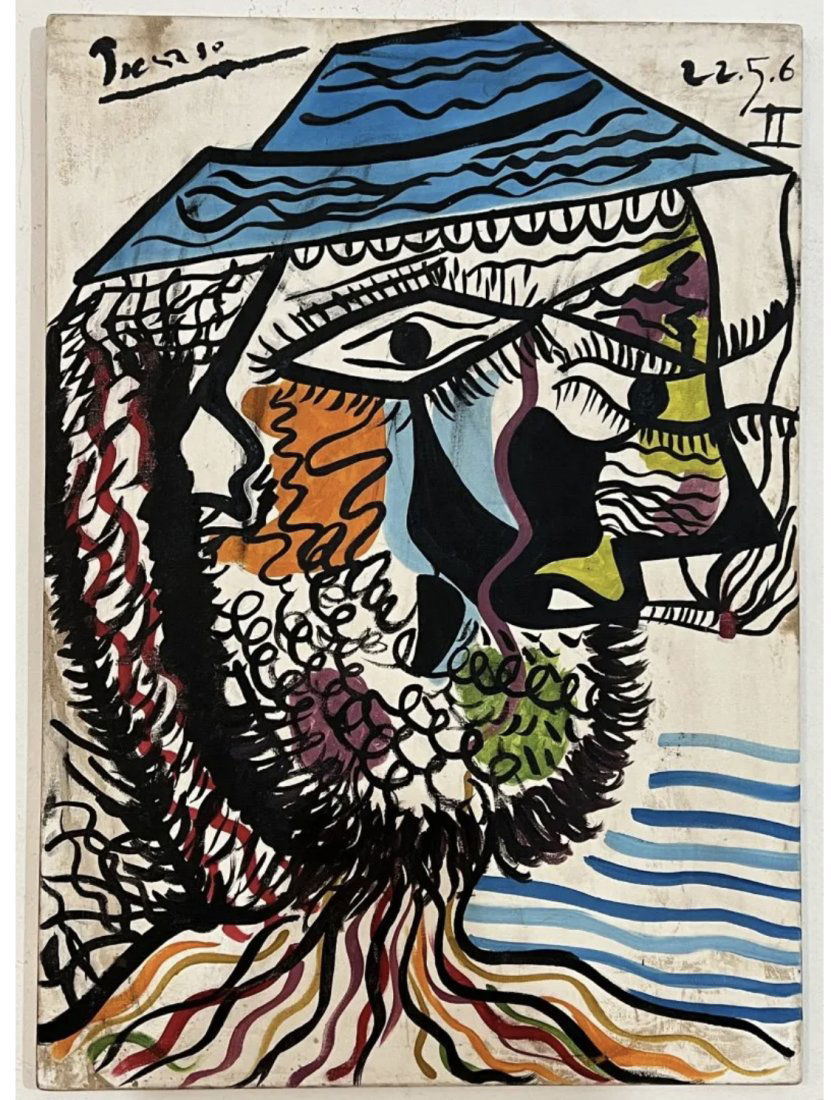 Abstract Oil Painting After Picasso (1 of 3)