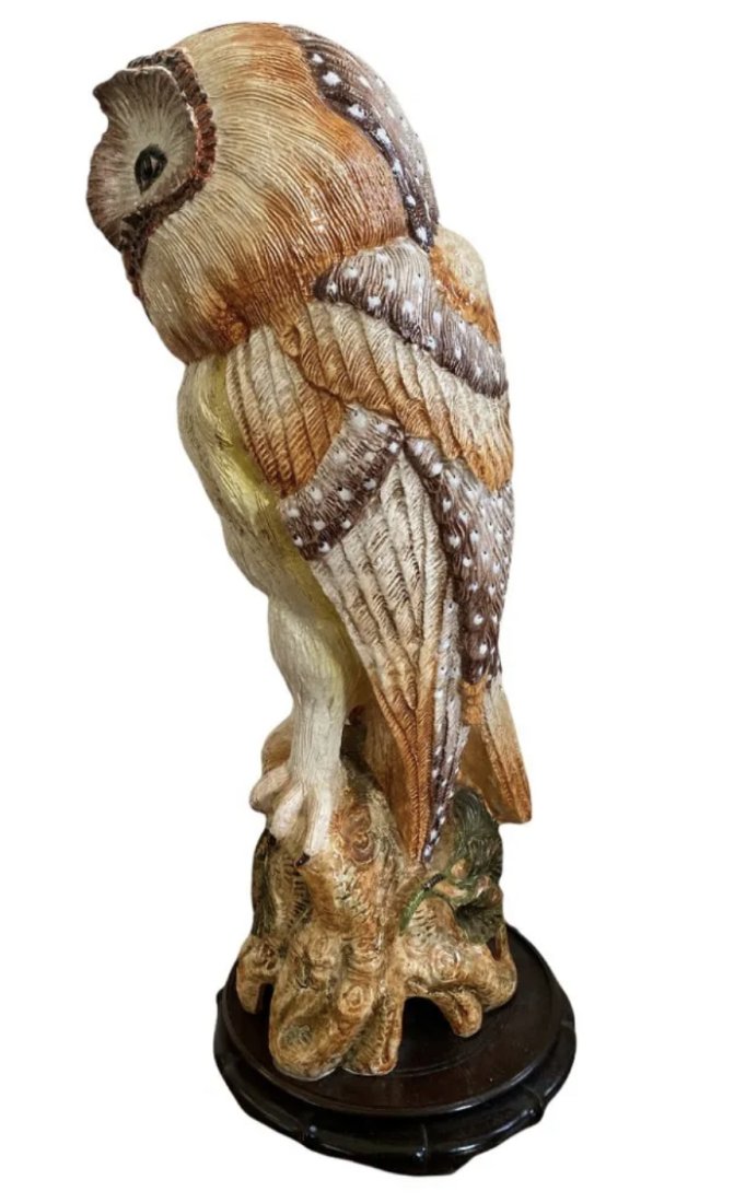 Large Italian Porcelain Owl (1 of 4)