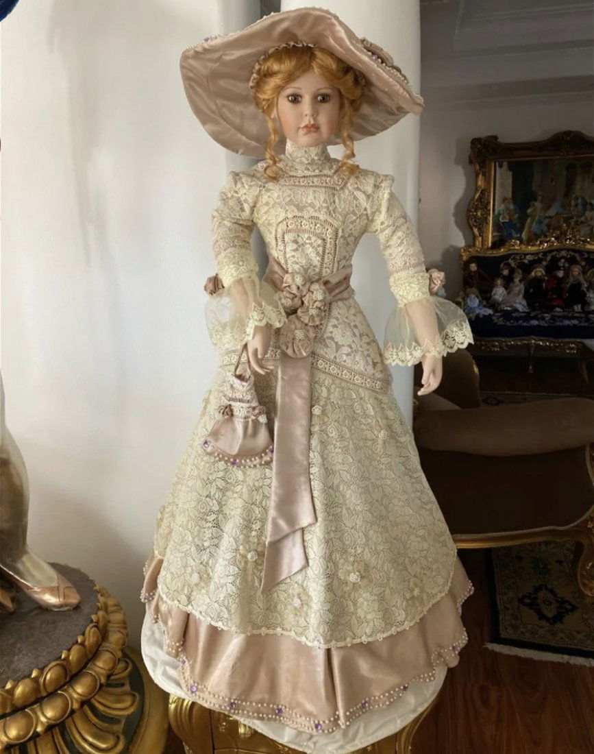 45” Victorian Porcelain Doll (1 of 6)
