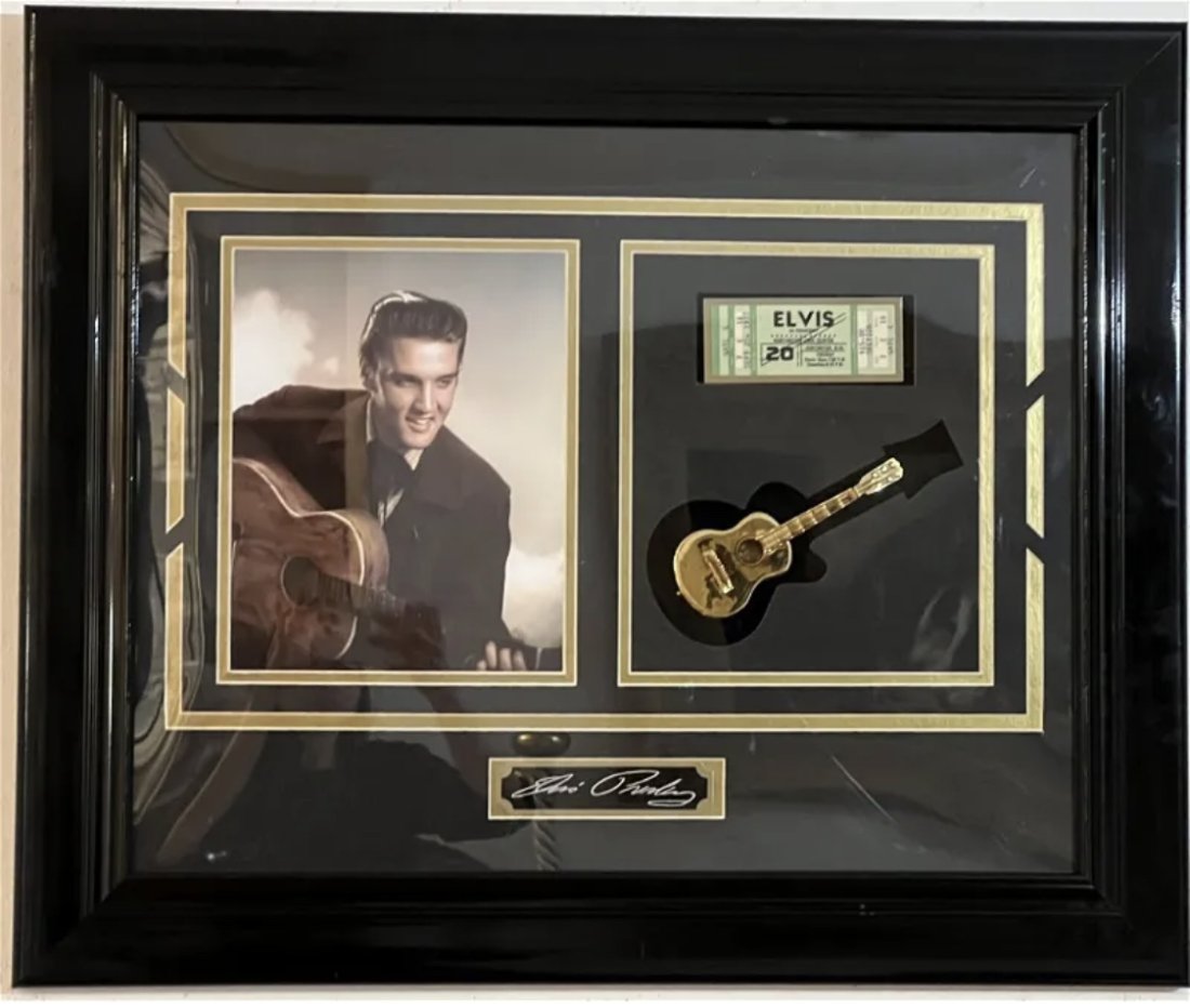 Elvis Presley Memorabilia Framed (1 of 1)
