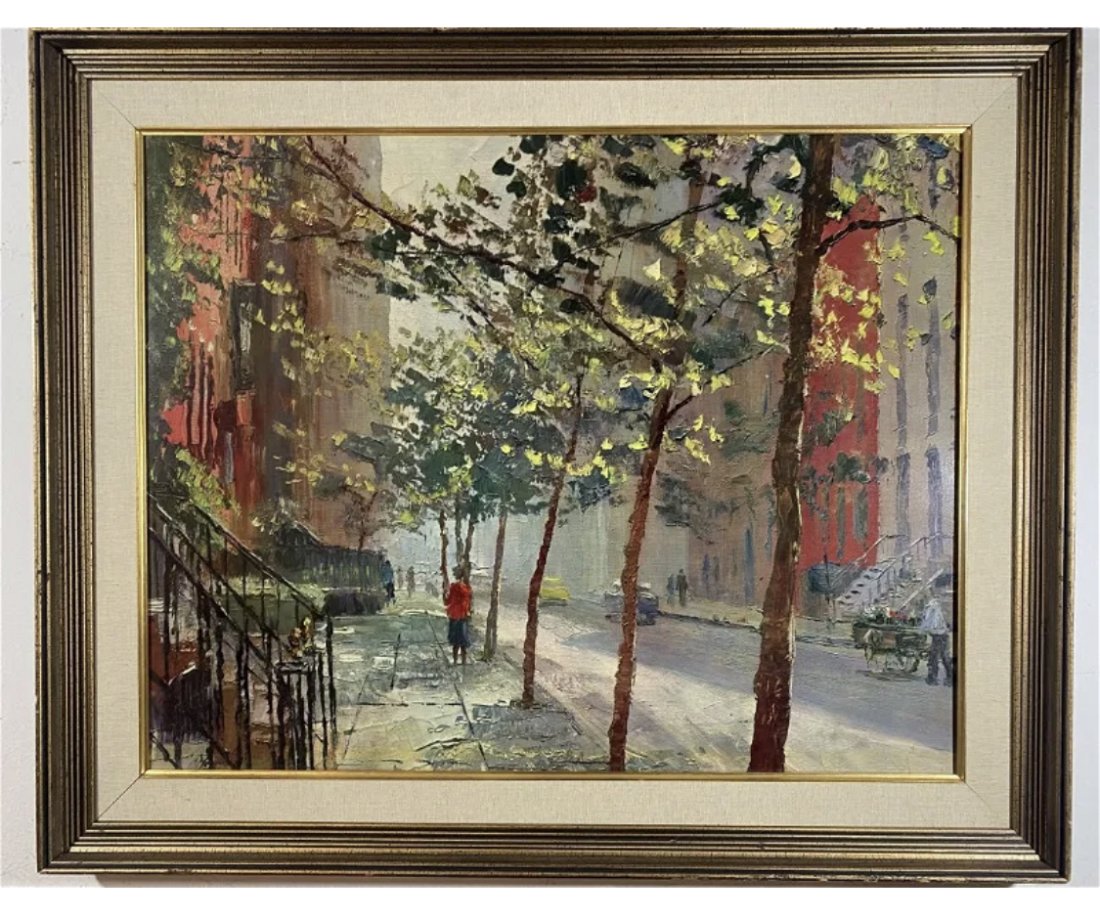 The quiet City Lithography by PETER HAYWARD: Measurements: 33 in L x 27