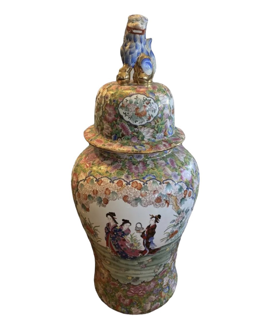 Chinese Temple Jar Foo Dog (1 of 1)