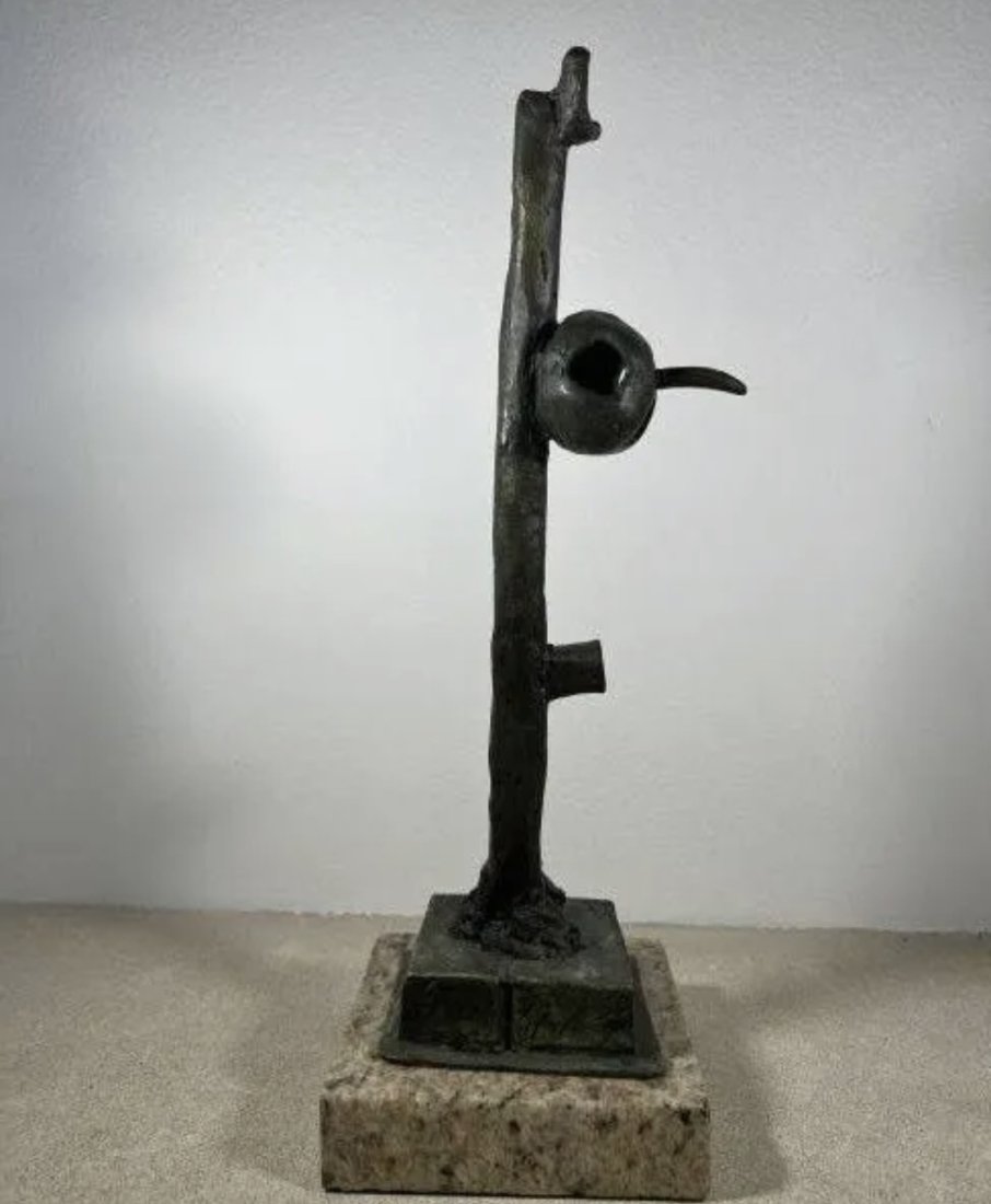 After J. Miro -Modern Bronze Sculpture (1 of 3)