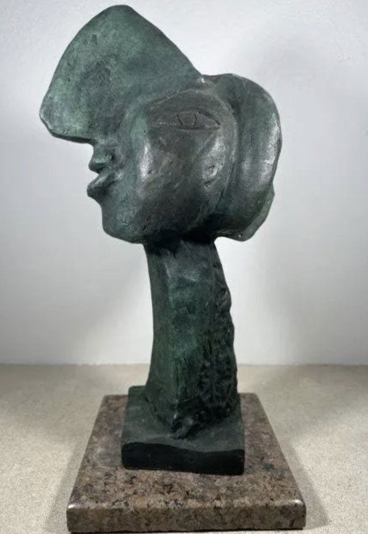 After Pablo Picasso Large Modern Bronze Sculpture (1 of 3)
