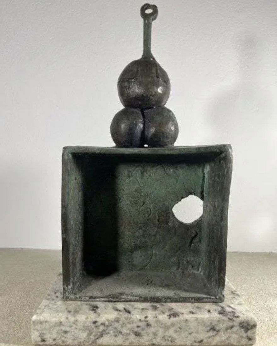 After J. Miro Modern Bronze Sculpture (1 of 3)