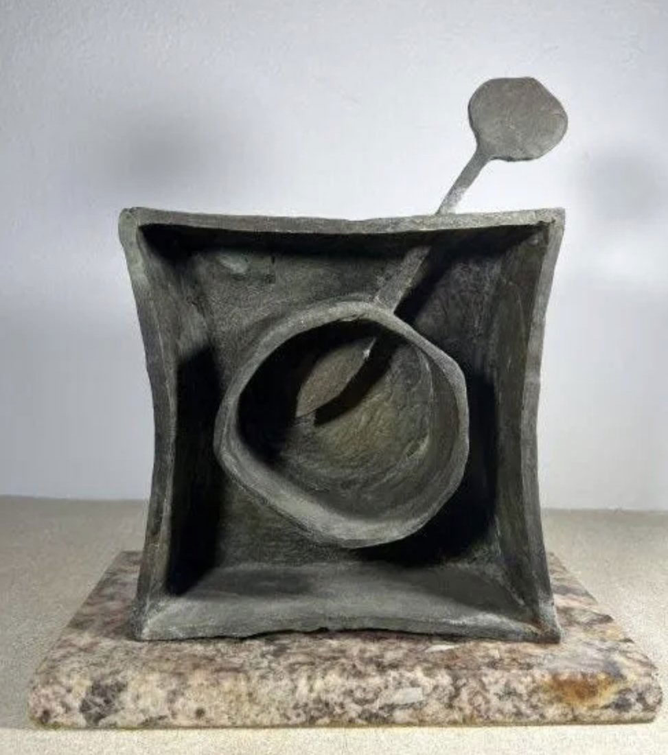 Limited Modern Bronze Sculpture - After J. Miro (1 of 3)