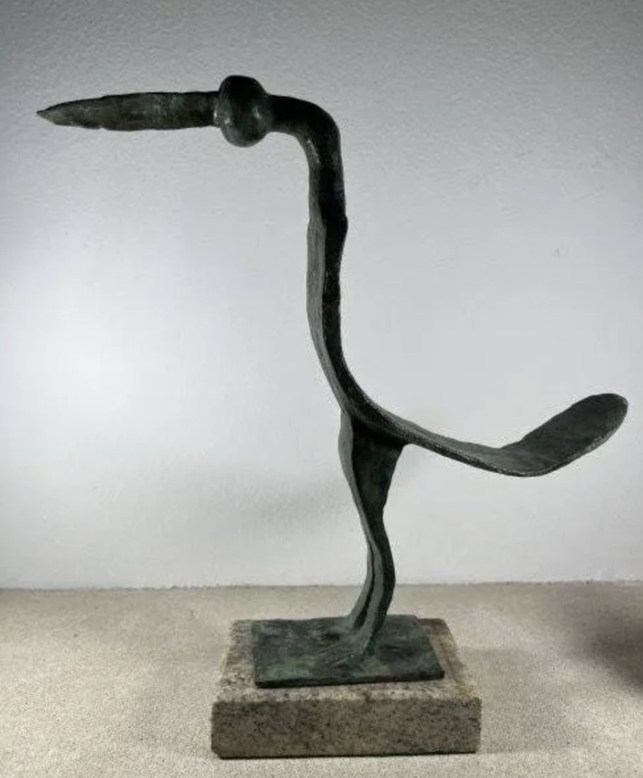 Large Limited Modern Bronze Sculpture (1 of 2)
