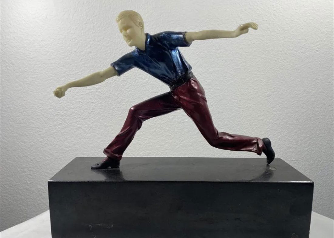 Art Deco Marble Clock Set - 3 Pieces (1 of 3)