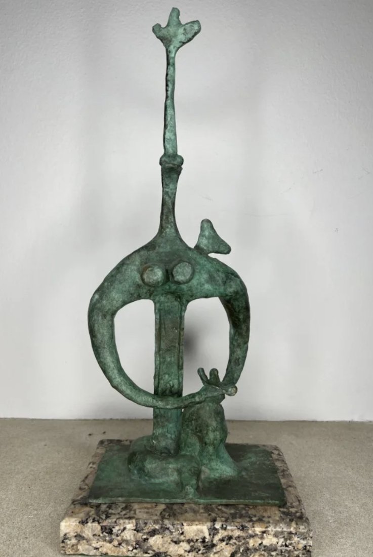 Limited Large Abstract Bronze Sculpture After Lipchitz (1 of 3)