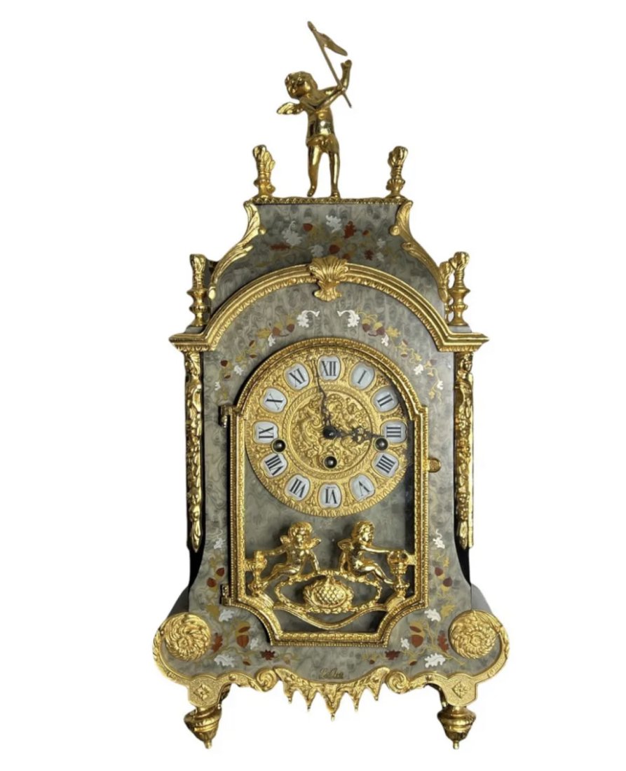 Italian Le Ore Brass Clock (1 of 5)