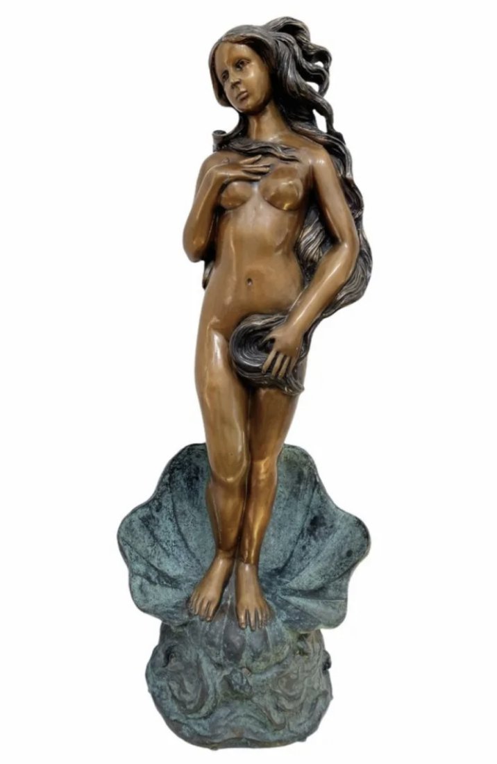 The Birth Of Venus Large Bronze Sculpture Fountain (1 of 2)