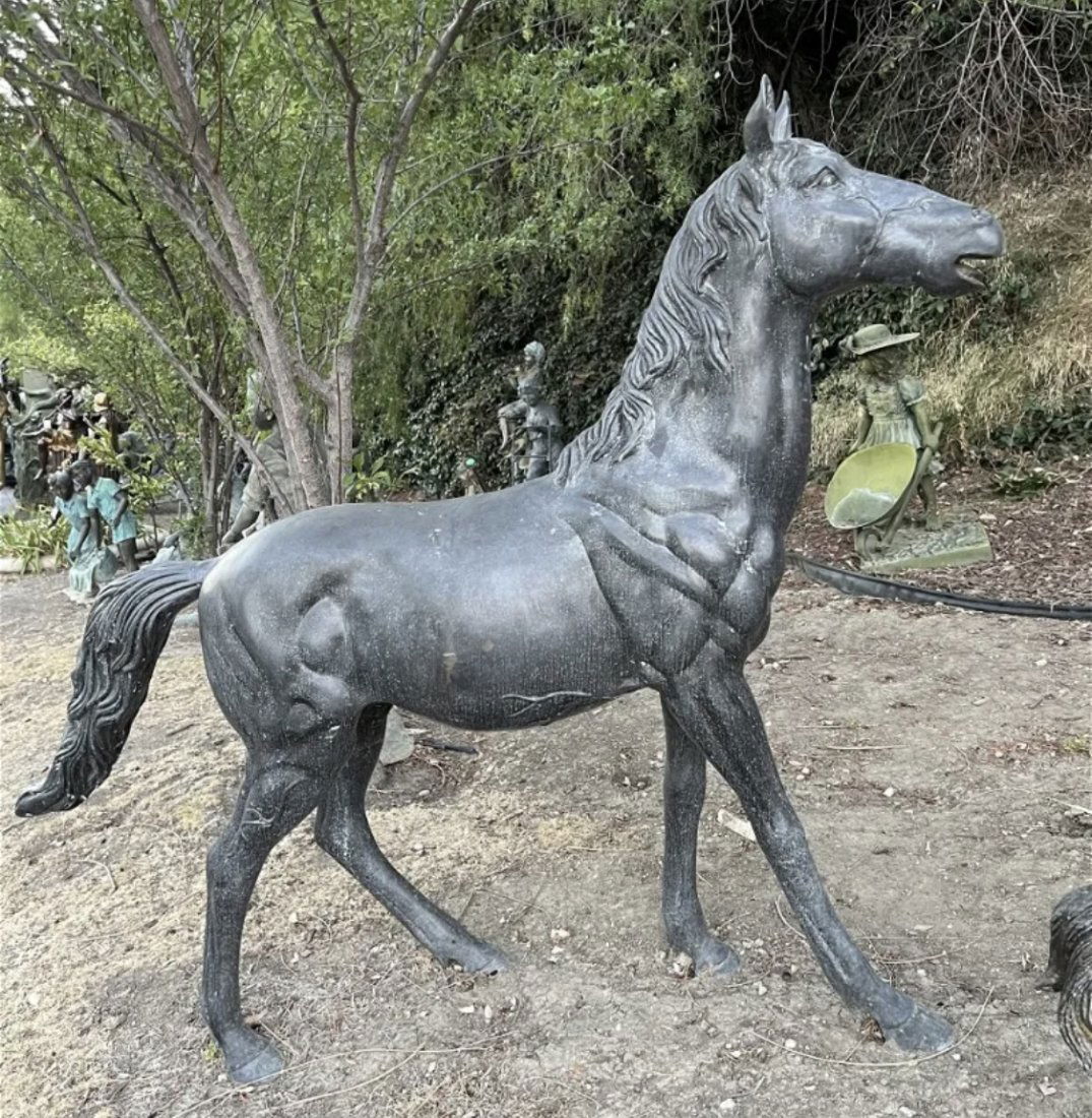 Life Size Horse Bronze Sculpture (1 of 4)