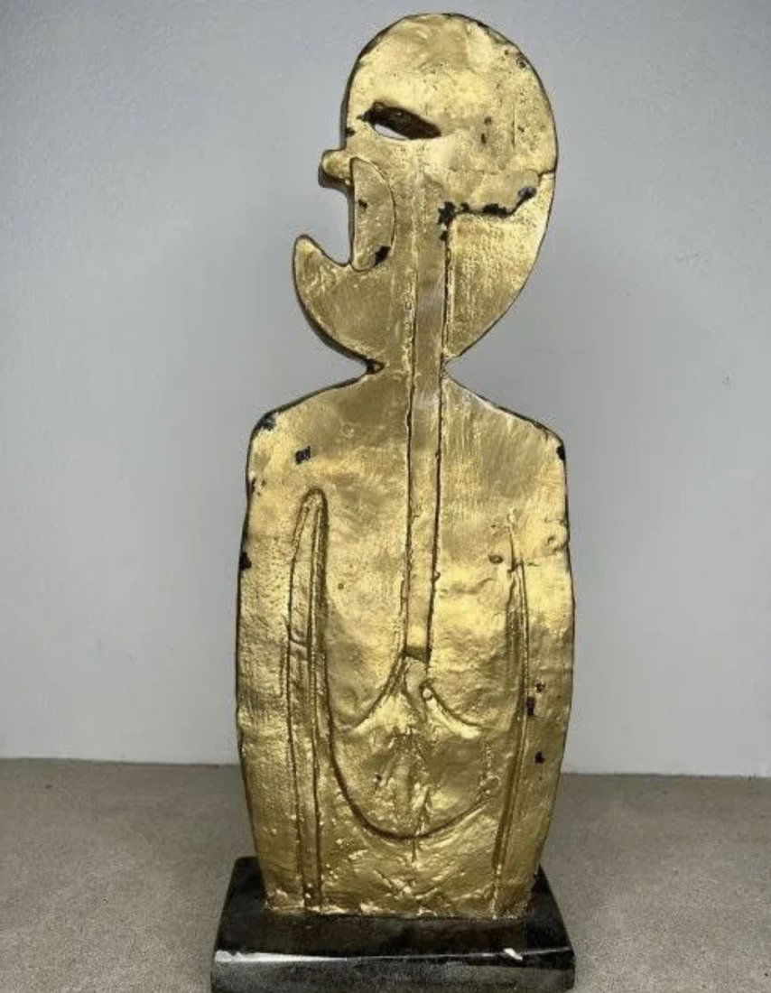 Large Modern Bronze Sculpture (1 of 3)