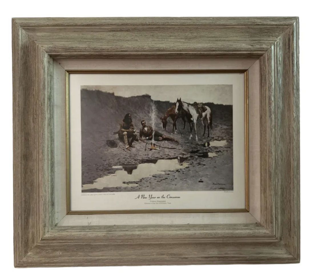 Frederic Remington - A New Year on the Cimarron Copyright Print (1 of 4)