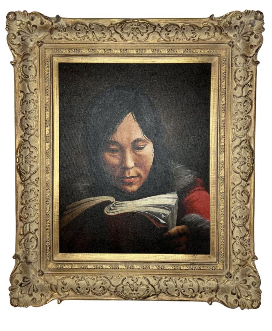 1979 The Book Original Painting by Warner H. Hayes (1 of 4)