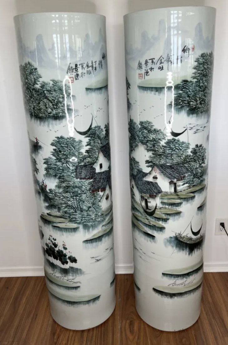 Massive Pair of Fine Chinese Vases (1 of 5)
