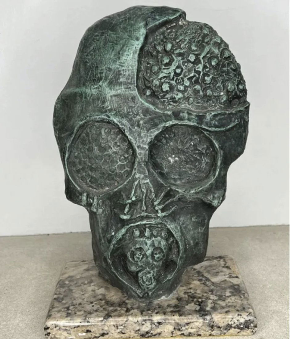 Large Modern Bronze Sculpture After Dali (1 of 4)