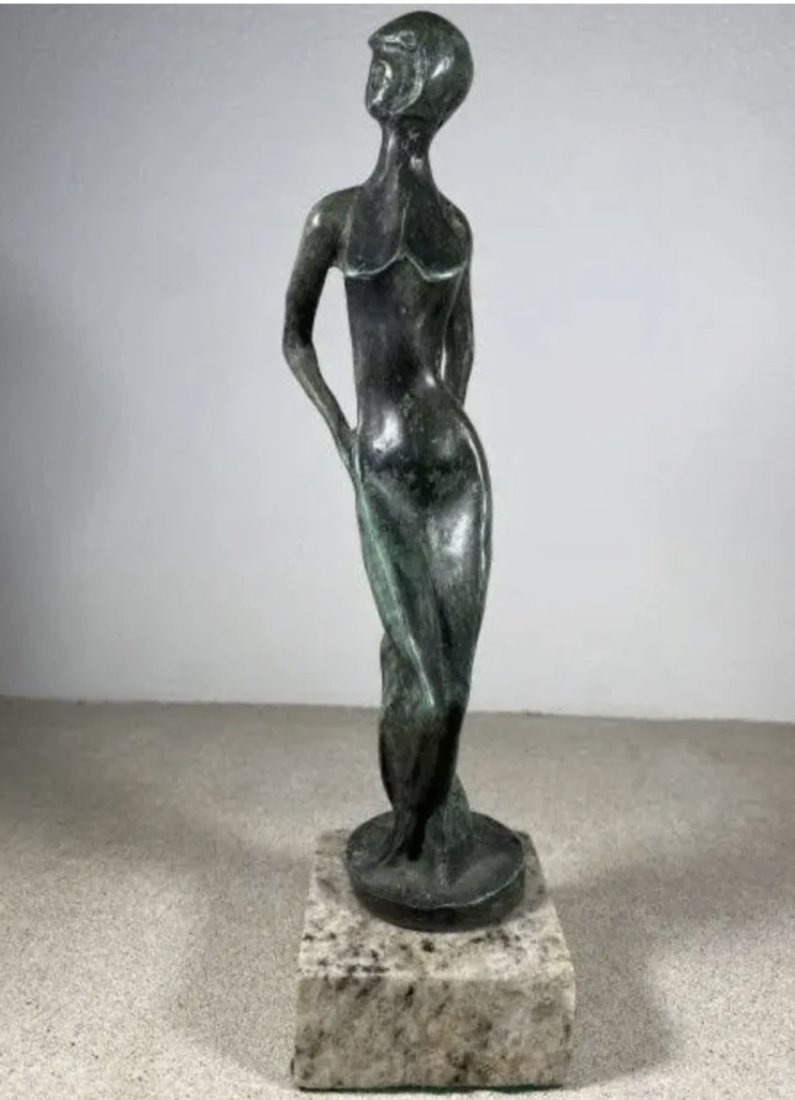 Modern Bronze Sculpture After Archipenko (1 of 3)