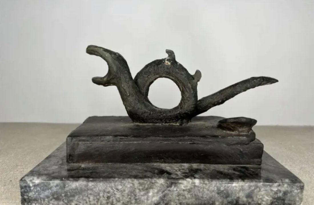 Snake Limited Modern Bronze Sculpture (1 of 3)