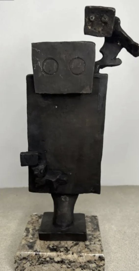 Modern Bronze Sculpture After Max Ernst (1 of 3)