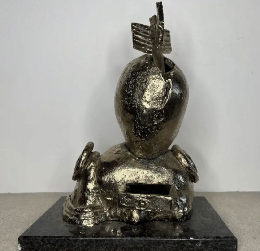 Large Bronze Modern Art Sculpture After Salvador Dali (1 of 4)