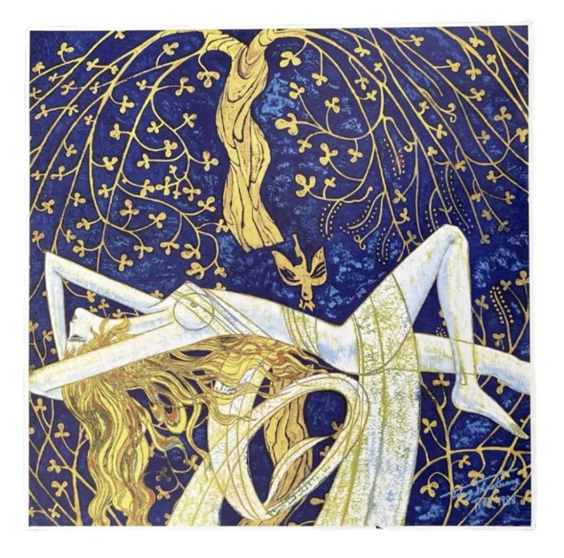 Ting Shao Kuang Art Serigraph Tree Of Life