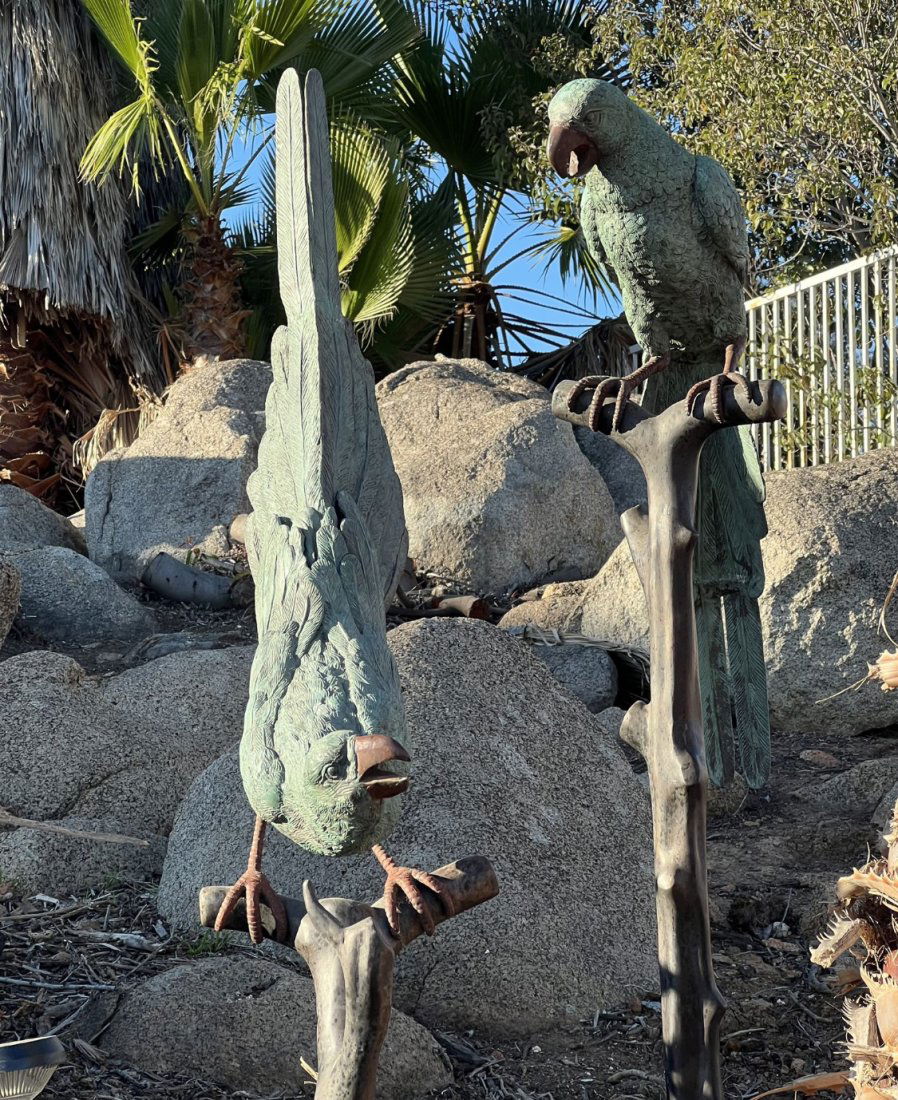 Pair of Life Size Bronze Sculpture (1 of 4)