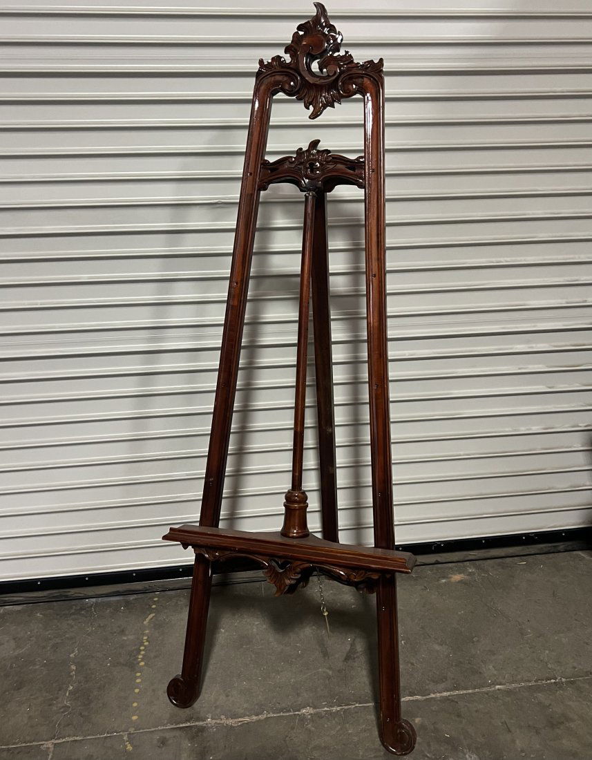 Vintage Mahogany Easel (1 of 3)