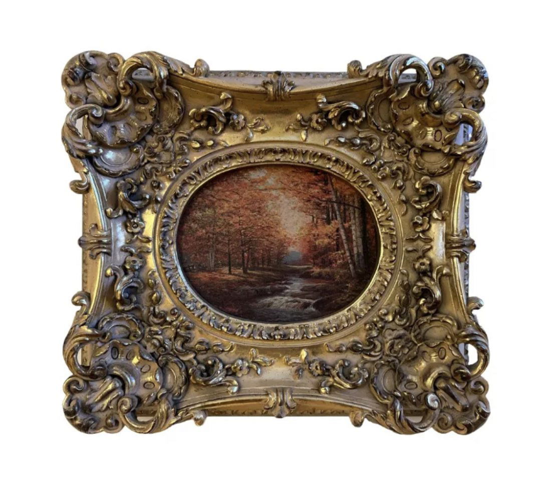 Landscapes Art Lithograph Ornate Framed (1 of 2)