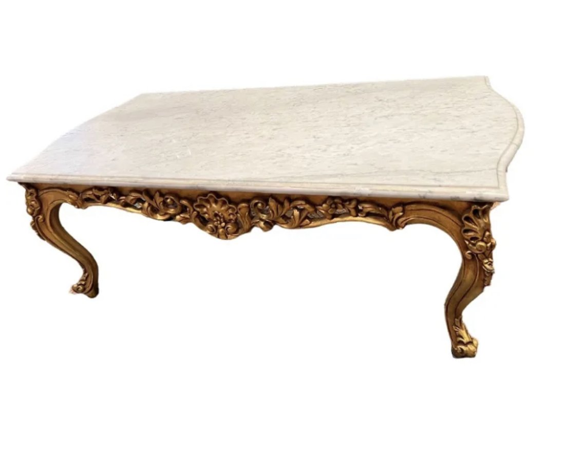 Italian Gold Leaf Coffee Table (1 of 2)