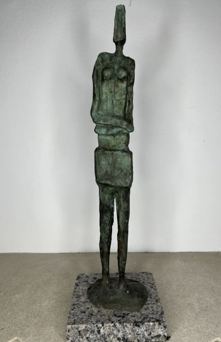 Large Bronze Abstract Sculpture (1 of 3)