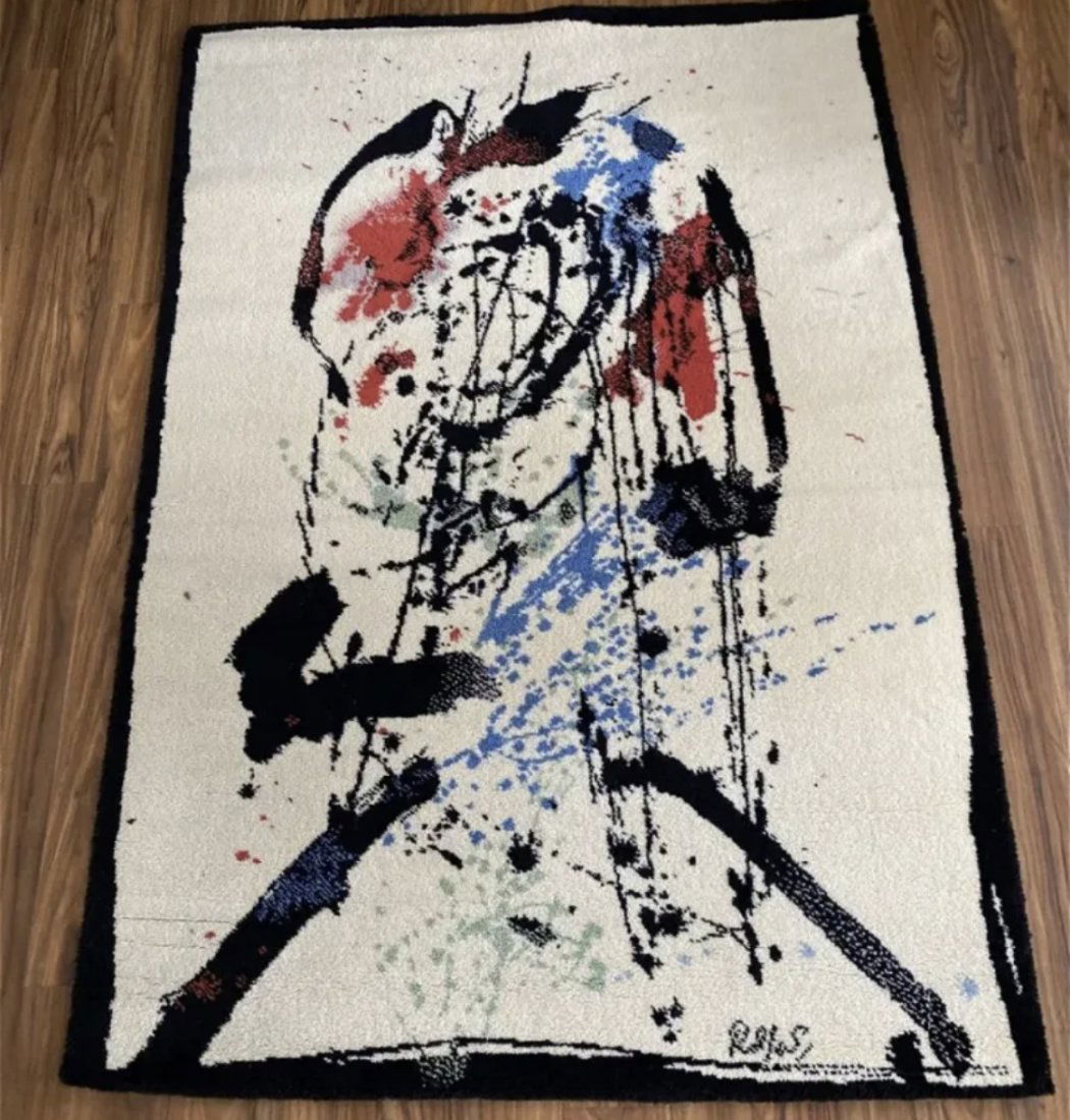 1984 Robert Jacobsen Abstract Evolution Rug: Modern Art - The 20th Century Collection - Ege Art Line Measurements: 140x 200