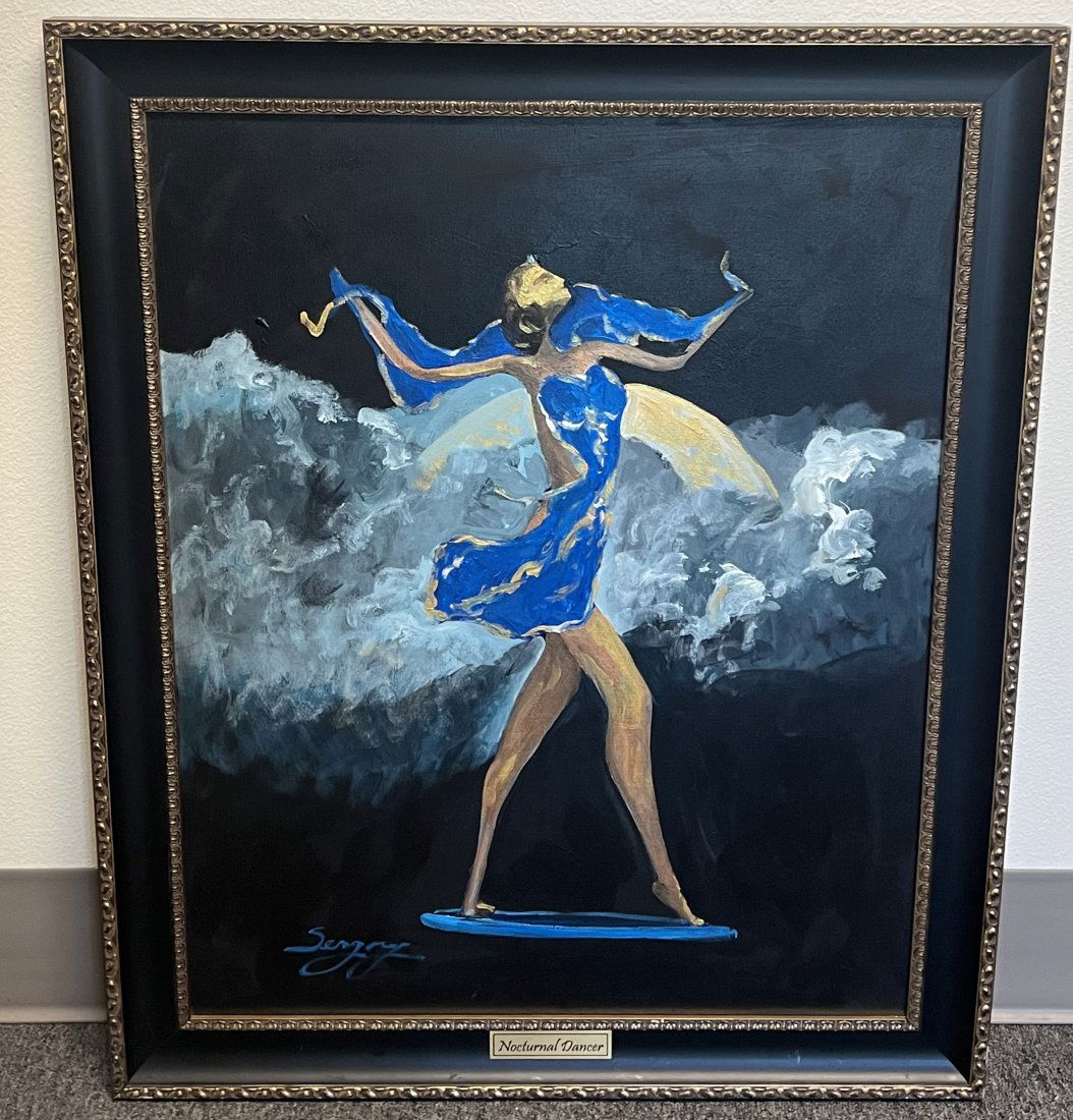 Nocturnal Dancer  Oil on Canvas by Sergey (1 of 2)