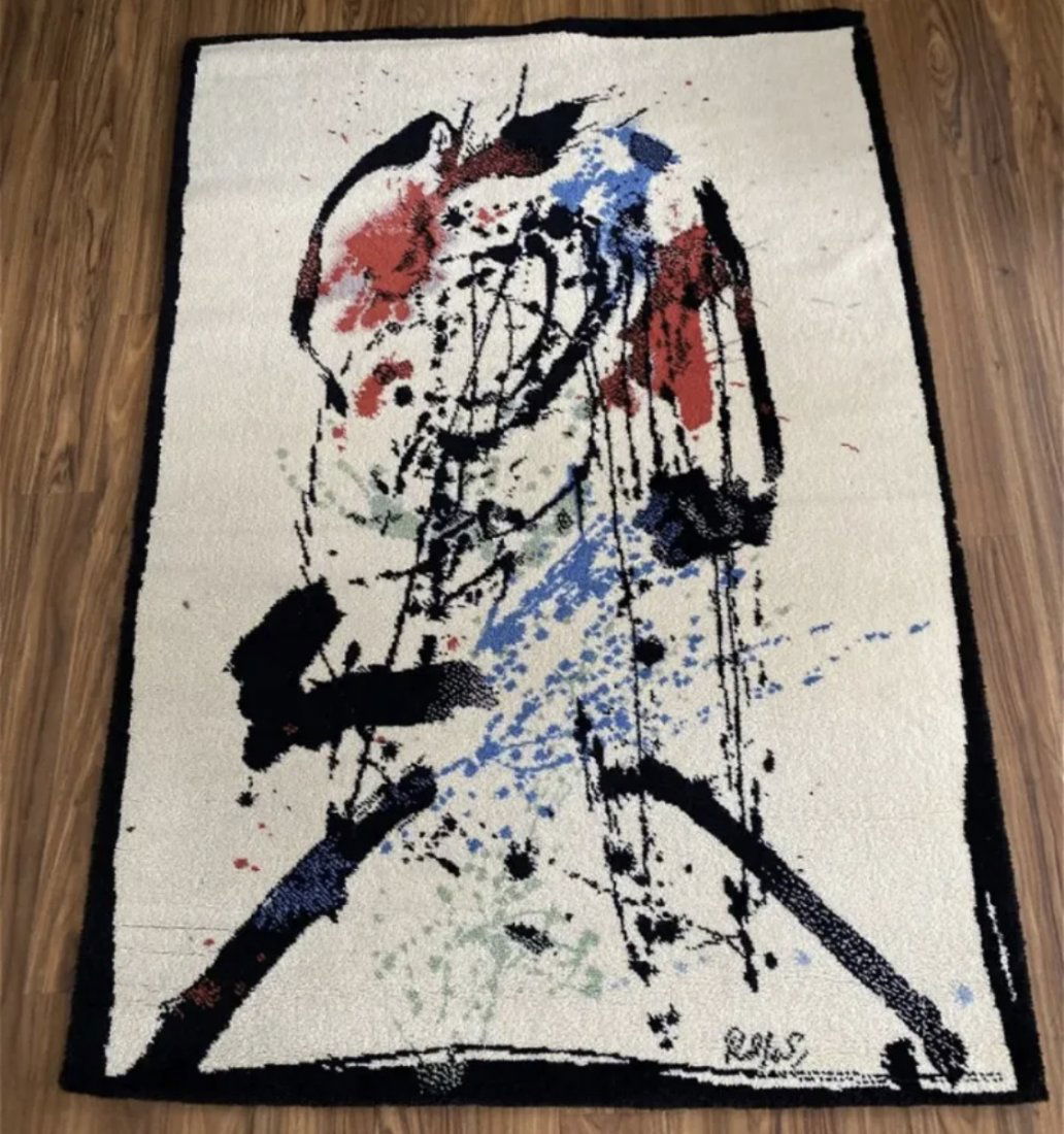 1984 Robert Jacobsen Abstract Evolution Rug: Modern Art - The 20th Century Collection - Ege Art Line Measurements: 140x 200