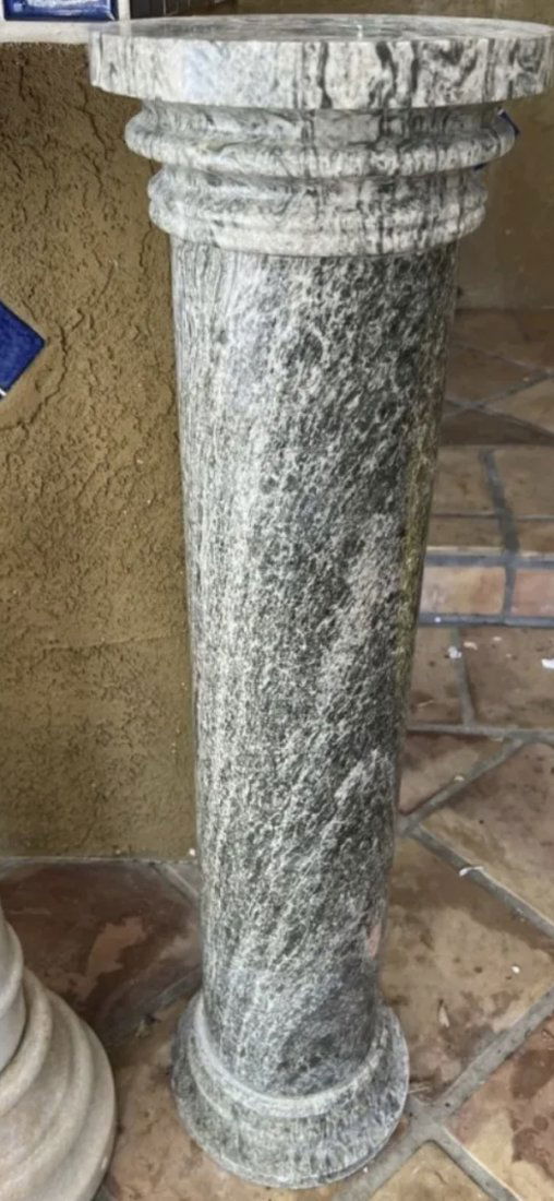 Large Marble Column Pedestal (1 of 1)