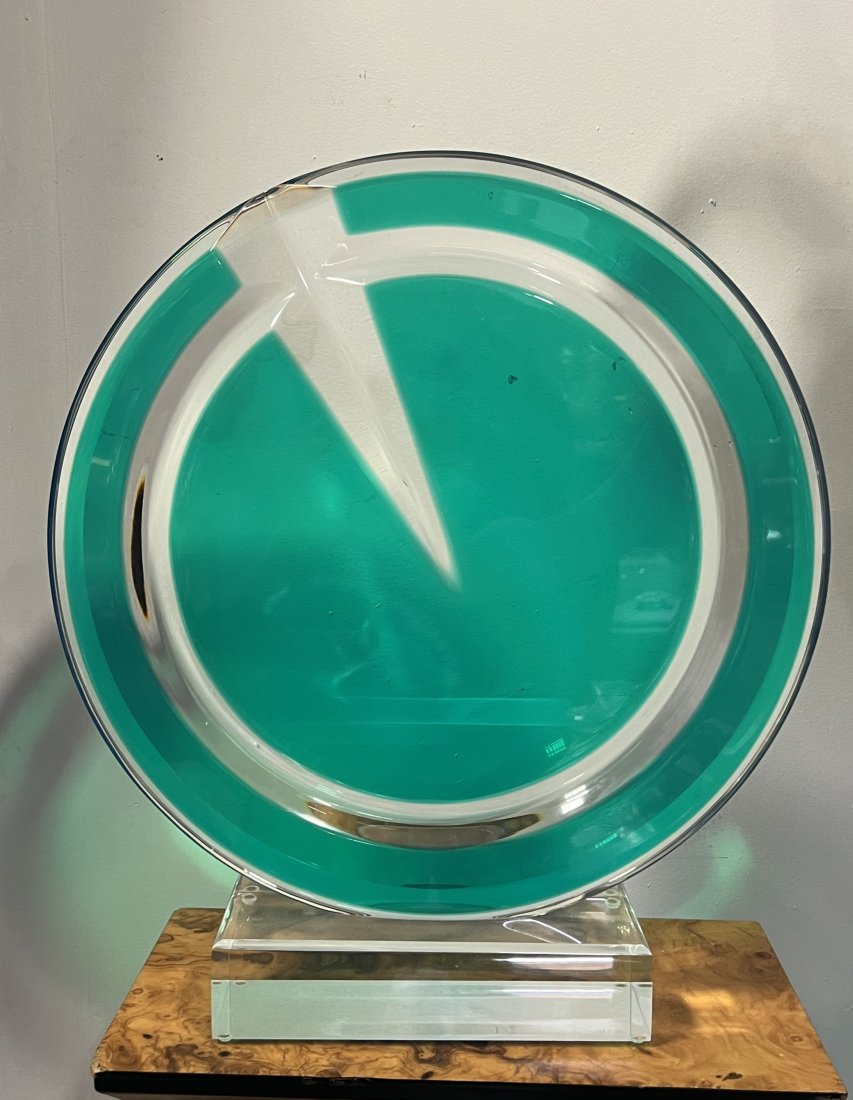 Acrylic Sculpture: Measurements: 18 in H x 16