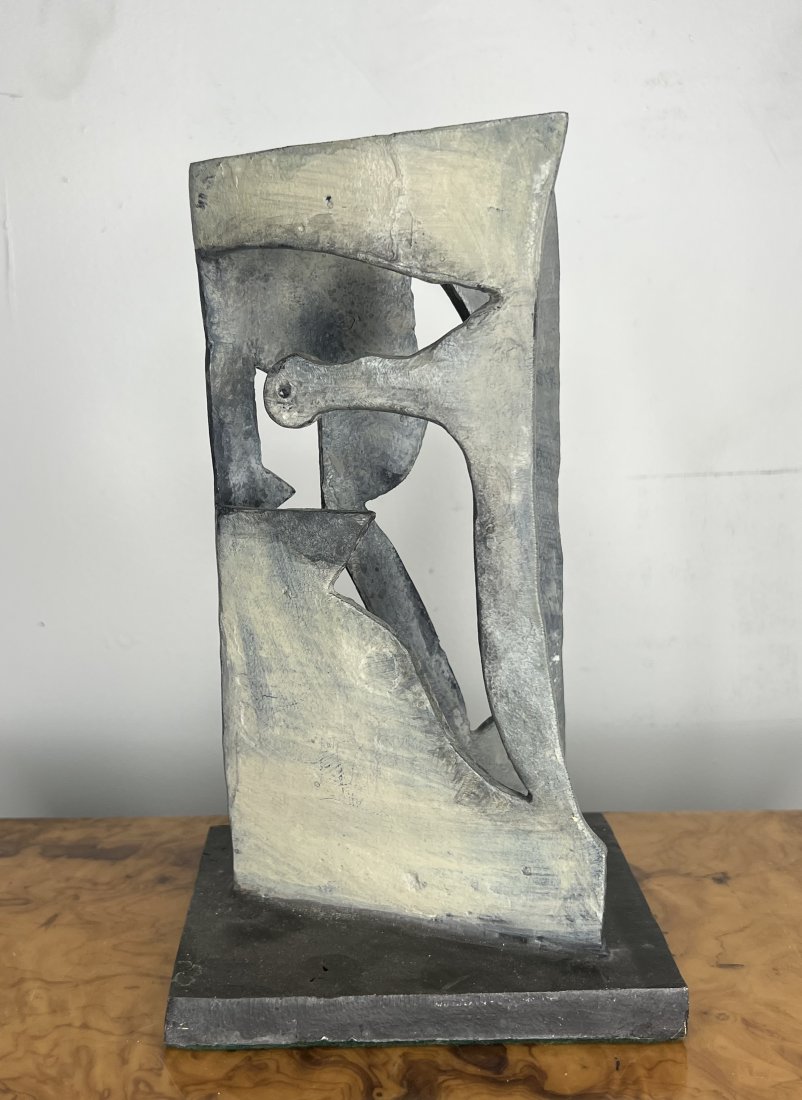 Picasso Modern Bronze Sculpture: Measurements: 9.5 in H x 5.5 x 5 in