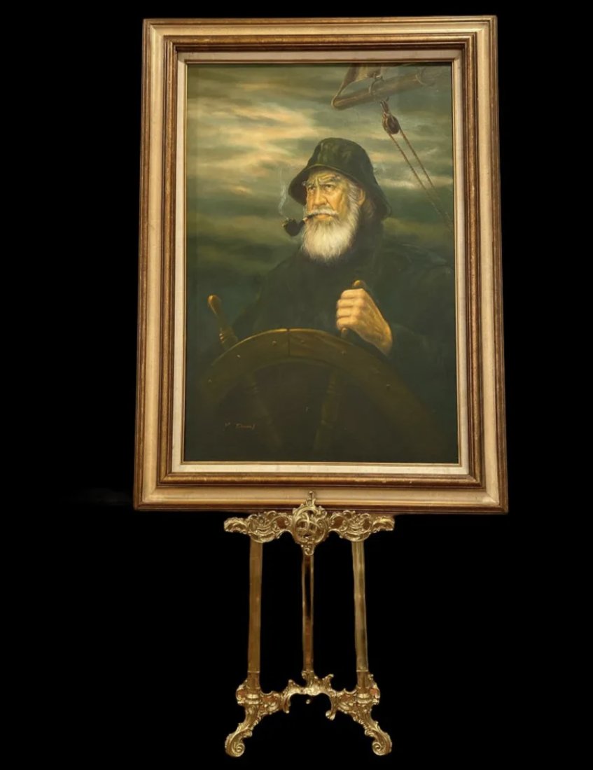 Capitan Oil on Canvas Painting (1 of 4)