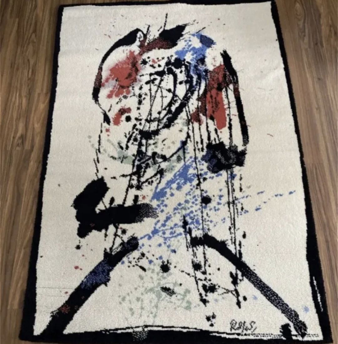 1984 Robert Jacobsen Abstract Evolution Rug: Modern Art - The 20th Century Collection - Ege Art Line Measurements: 140x 200