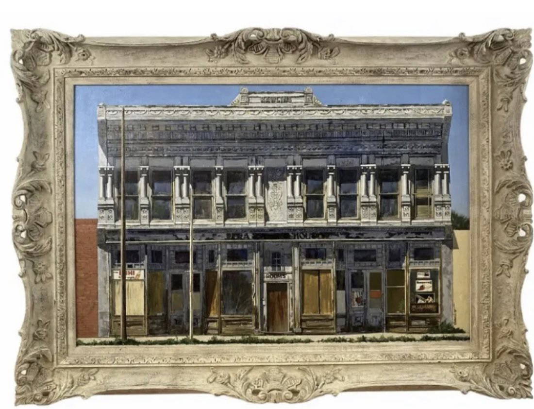 The Rawlins Building By Garriott Oil On Panel Auction