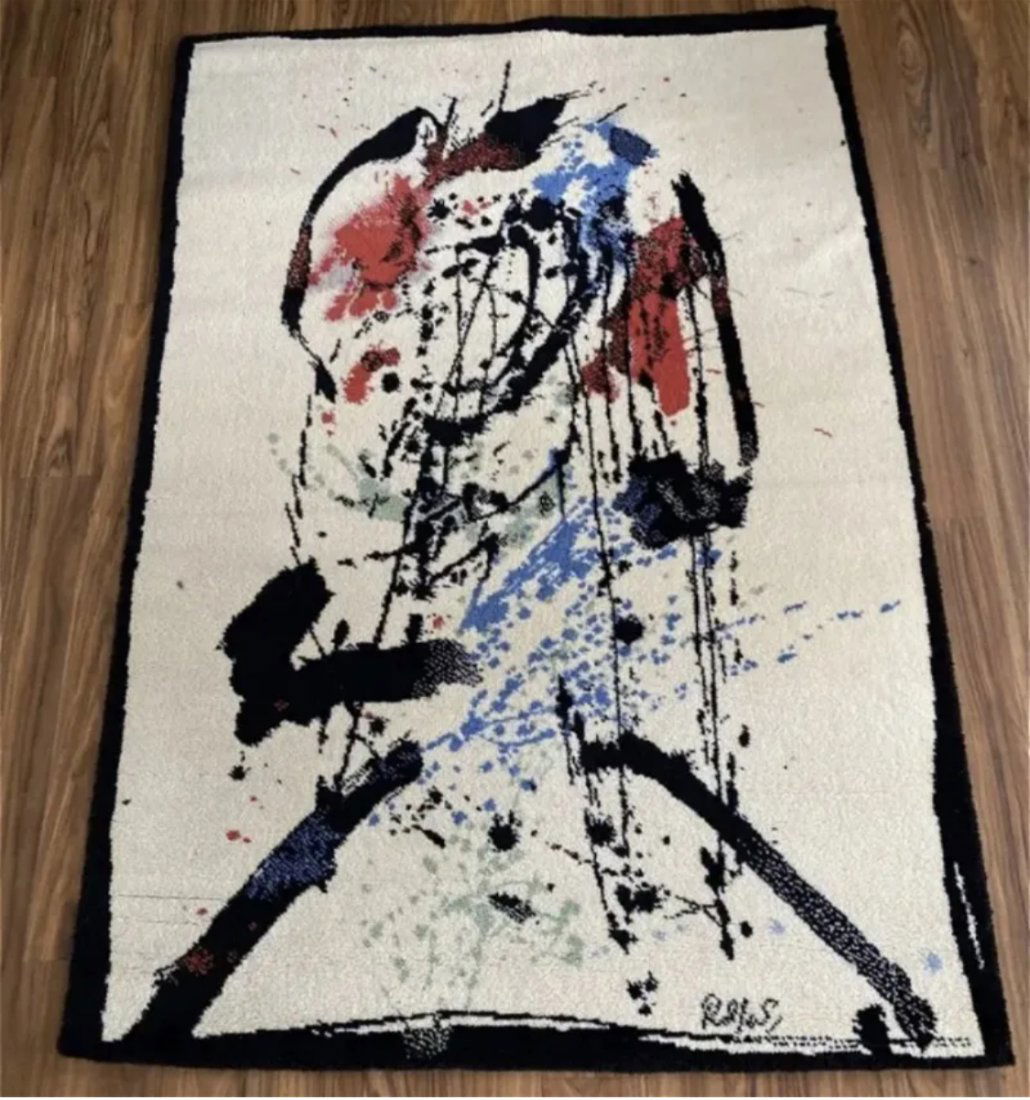 1984 Robert Jacobsen Abstract Evolution Rug: Modern Art - The 20th Century Collection - Ege Art Line Measurements: 140x 200