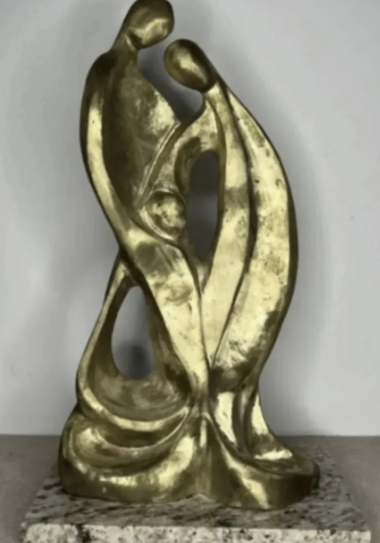 Large Bronze Sculpture Family Magnificent JACQUES LIPCHITZ: Measurements: 20 in x 12 in x 8 in