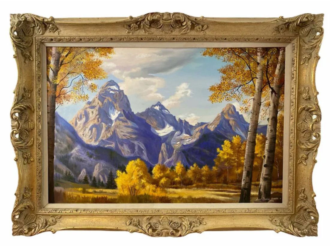 1992 Lanscape Maurice Green Oil Painting (1 of 6)