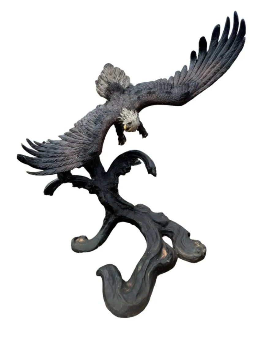 Life Size Bronze Eagle Statue (1 of 3)