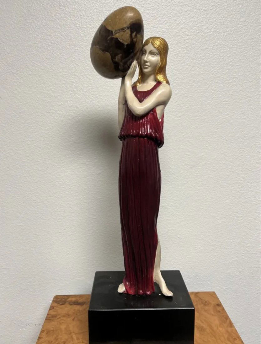 Art Deco Dancer Bronze Sculpture (1 of 2)