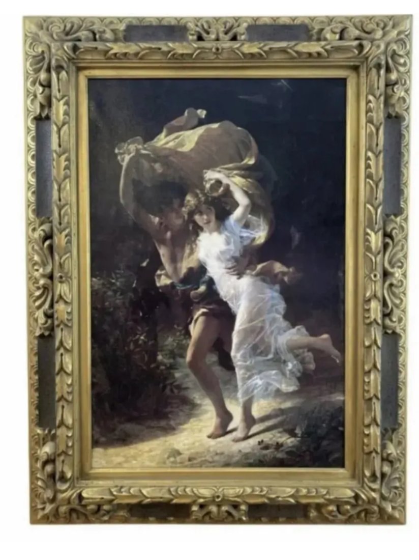 The storm on Canvas: Measurements: 48x 35 in