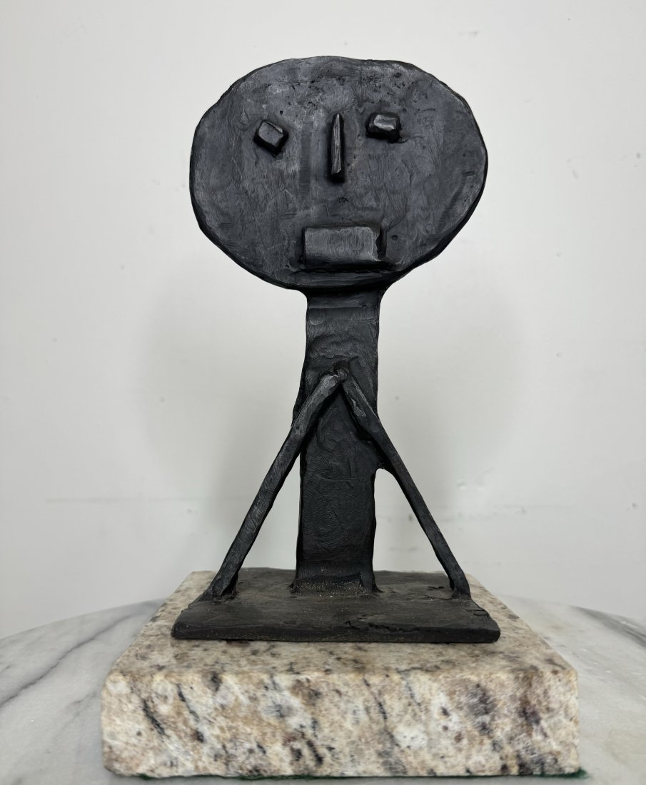 Picasso Bronze Sculpture: Measurements: 10 in x 5 x 5 in