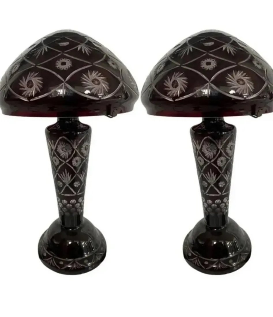 Pair of Mushroom Lamps (1 of 2)